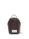 Maison Margiela 5ac Bucket Bag With Application In Braun