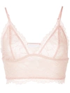 Jonathan Simkhai Standard Polly Recycled Lace Bralette In Desert Rose