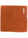 ACNE STUDIOS FINE-KNIT WOOL SCARF