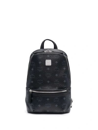 Mcm Small Klassik Visetos Sling Style Backpack In Black