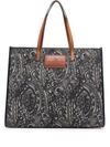 ETRO LOGO-PATCH PAISLEY-EMBROIDERED TOTE BAG