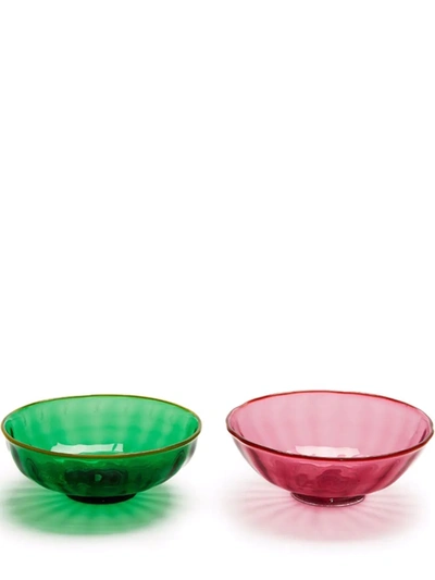 LA DOUBLEJ SET OF 2 NUT BOWLS