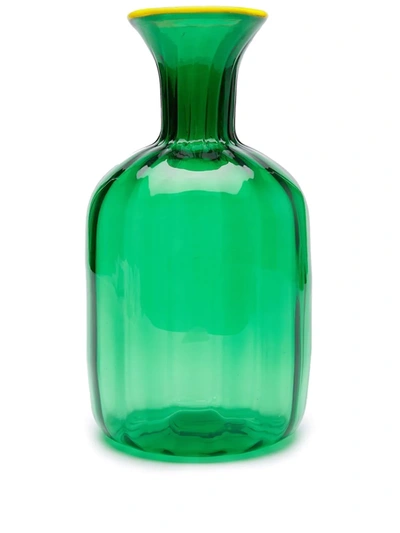 La Doublej Murano 玻璃水瓶 In Green