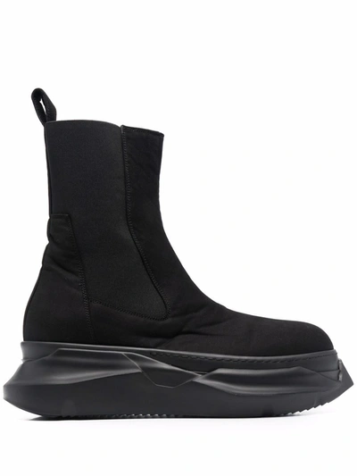 Rick Owens Chunky-sole Leather Chelsea Boots In Black