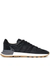 Maison Margiela Side Quilt Detail Sneakers In Schwarz