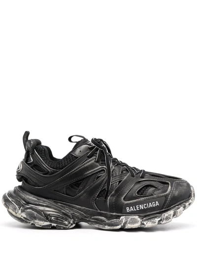 Balenciaga Faded Track Sneaker Faded Black