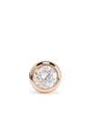 COURBET 18KT RECYCLED ROSE GOLD ORIGINE LABORATORY-GROWN DIAMOND STUD SINGLE EARRING