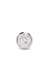 Courbet 18kt Recycled White Gold Origine Laboratory-grown Diamond Stud Single Earring In Silver
