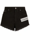 DOLCE & GABBANA DENIM MINI SHORTS