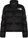 The North Face 1996 Retro Nuptse Hooded Quilted Shell Down Jacket In Schwarz