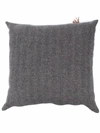 BRUNELLO CUCINELLI TASSEL-DETAIL WOOL-BLEND CUSHION