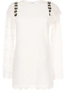 Macgraw Cupid Mini Shift Dress In Weiss