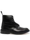 TRICKER'S LACE-UP LEATHER BOOTS