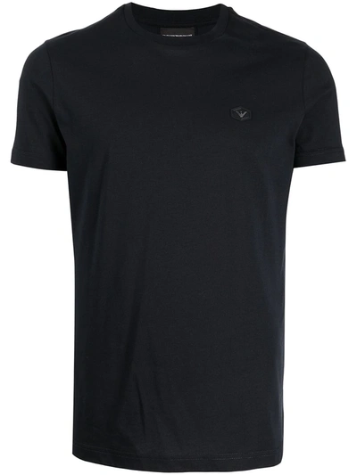 EMPORIO ARMANI LOGO-PATCH SHORT-SLEEVED T-SHIRT