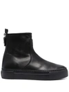 Agl Attilio Giusti Leombruni Meghan Platform Sneaker Bootie In Schwarz