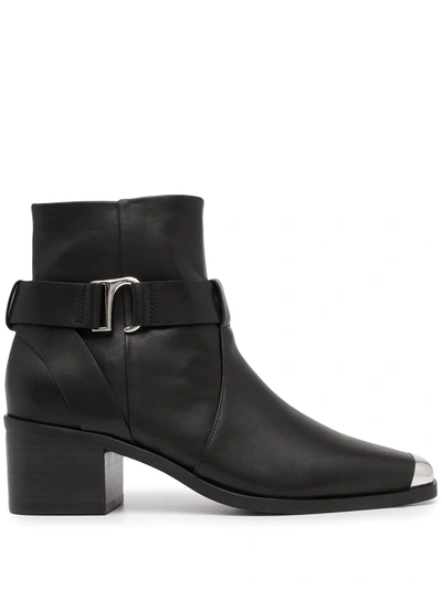 Senso Roma Leather Boots In Schwarz
