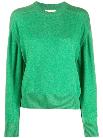 Loulou Studio Bruzzi Oversize Wool & Cashmere Sweater In Green