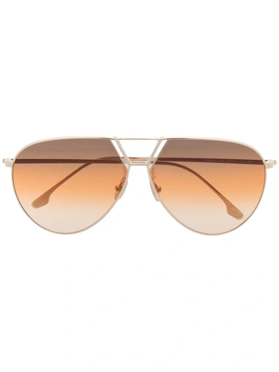 Victoria Beckham Vb208s Pilot-frame Sunglasses
