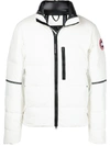Canada Goose Hybridge Water-repellent Down Jacket In Star White