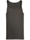 Tom Ford Sleeveless Tank Top In Grün