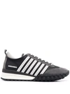 Shop Dsquared2 Legend Panelled Sneakers In Schwarz