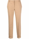 Golden Goose Pink Daria Regular Trousers In Nude
