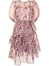 SHRIMPS DAX FLORAL-PRINT MIDI DRESS