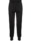 Paul Smith Artist-stripe Drawstring Track Pants In Schwarz