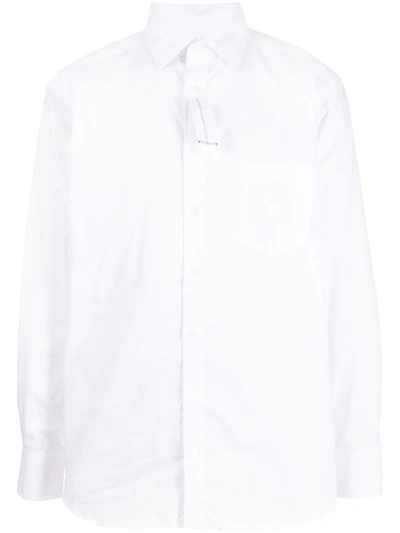 Kolor Double-collar Button-up Shirt In White