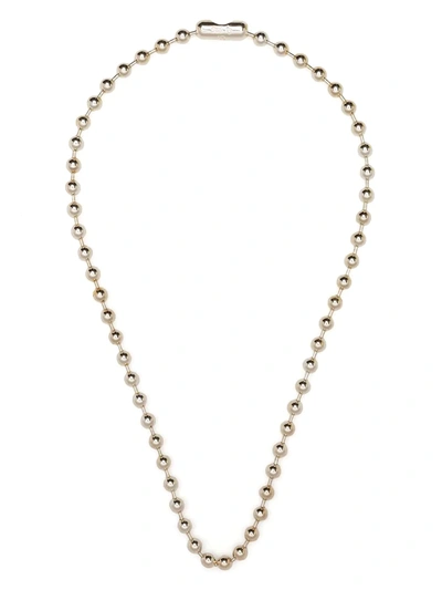 Takahiromiyashita The Soloist Ball Chain Necklace In Silber