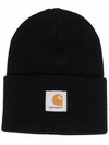 Carhartt Hat Logo Hats In Black Acrylic