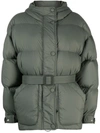 Ienki Ienki Michlin Quilted Nylon Puffer Jacket In Grün