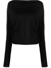 PATRIZIA PEPE SLOUCHY KNITTED TOP