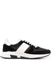 Tom Ford Jagga Leather-trimmed Nylon And Suede Sneakers In Black