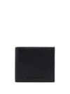 EMPORIO ARMANI GRAINED EMBOSSED-LOGO WALLET