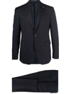 Tagliatore Wool Suit In Blau
