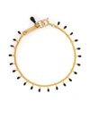 Isabel Marant Casablanca Beaded Chain Bracelet In Gold/black
