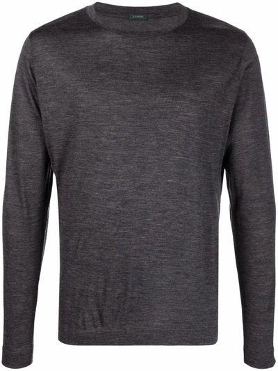 ZANONE ROUND NECK KNITTED TOP