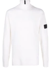 STONE ISLAND SHADOW PROJECT LOGO-PATCH ROLL-NECK JUMPER