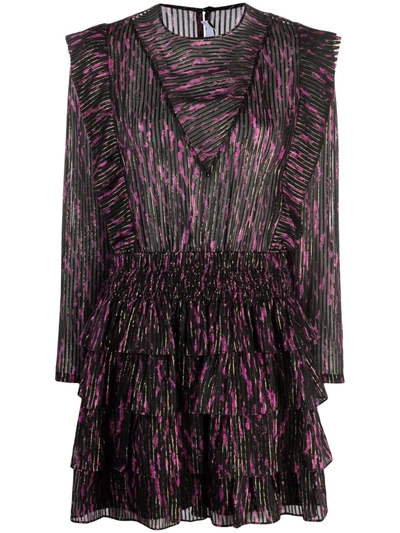 Iro Tiered Mini Dress In Multi