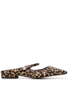 KATE SPADE LEOPARD-PRINT POINTED MULES