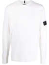 STONE ISLAND SHADOW PROJECT LOGO-PATCH CREW NECK PULLOVER