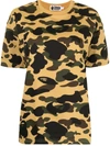 A BATHING APE CAMOUFLAGE T-SHIRT