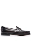 Sebago Horsebit-detail Leather Loafers In Rot