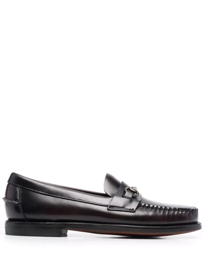 SEBAGO HORSEBIT-DETAIL LEATHER LOAFERS