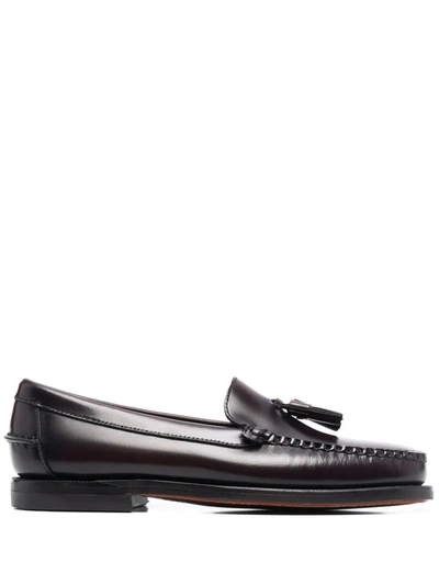 SEBAGO TASSEL-DETAIL LEATHER PENNY LOAFERS