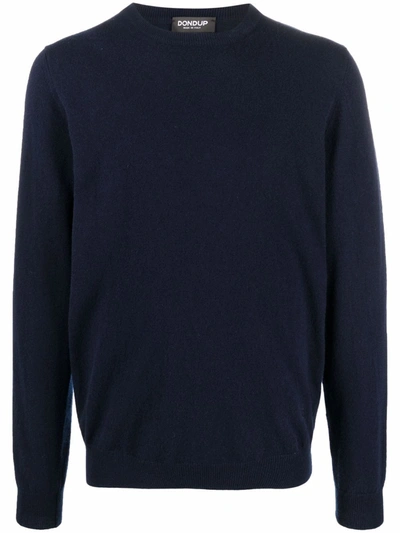 Dondup Round Neck Jumper In Blau