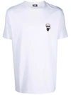 Karl Lagerfeld X Disney Donald Duck Embroidered T-shirt In Weiss