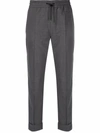 MONCLER LIGHTWEIGHT CROPPED CHINO TROUSERS