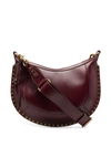 Isabel Marant Studded Leather Tote Bag In Rot